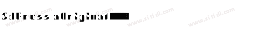 SDPress aOriginal00字体转换